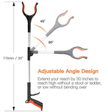 Tacklife Upgrade Reacher Grabber Tool, 0°-180° Angled Arm, 90° Rotating Head, RG01