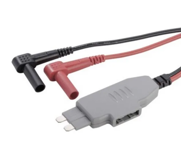 Test lead adapter [Connector blade-type fuse - Banana jack 4 mm] Insulation sleeve VOLTCRAFT MS-4S Black/red