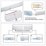 LED Neon Light Flexible DIP IP67 Waterproof Rope Light 2 Wires, AC 220-240V 600LEDs 5m
