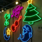 LED Neon Light Flexible DIP IP67 Waterproof Rope Light 2 Wires, AC 220-240V 600LEDs 5m