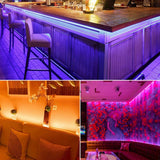 YWXLight 10m SMD 5050 Waterproof Bluetooth Control RGB LED Light Strip, US Plug