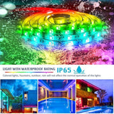 10m 180 LEDs SMD 5050 LED RGB Light Strip with WIFI Remote Control (Color:Waterproof Size:EU Plug)