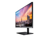 Samsung S24R650FDU 24" 1920 x 1080 VGA (HD-15) HDMI DisplayPort 75Hz Pivot Skærm