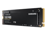 Samsung 980 MZ-V8V1T0BW - SSD - krypteret - 1 TB - intern - M.2 2280 - PCIe 3.0 x4 (NVMe) - 256-bit AES