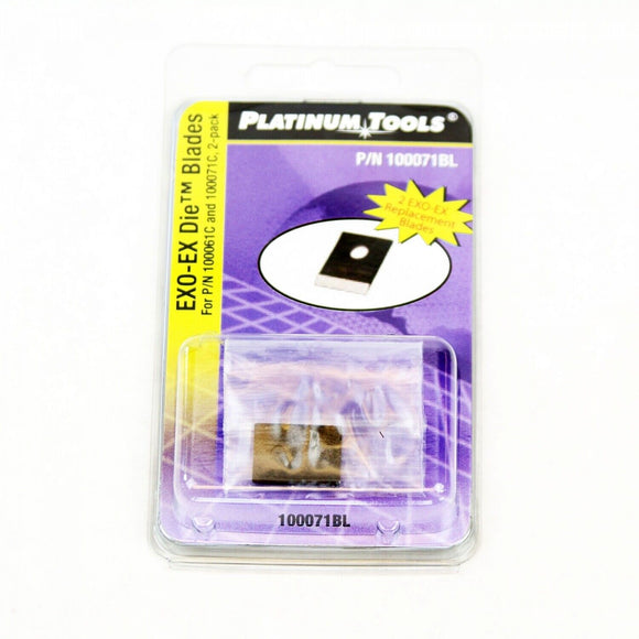 Platinum Tools 100071BL EXO-EX Die Replacement Blades, 2 Pack